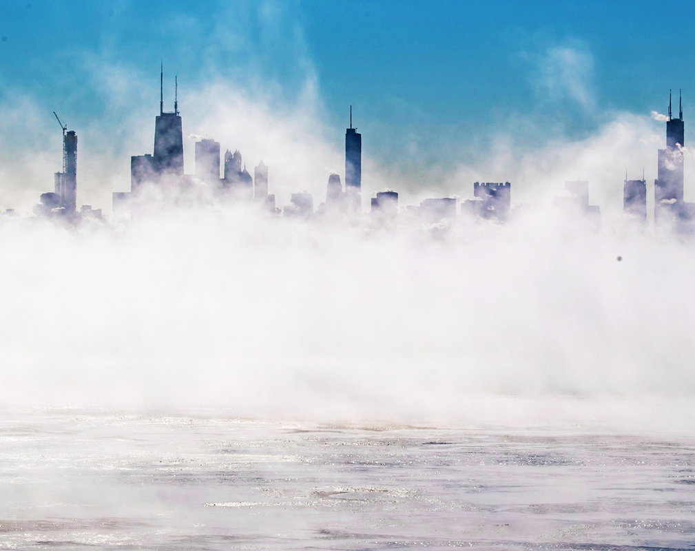 W Chicago jest zimniej niż na Antarktydzie