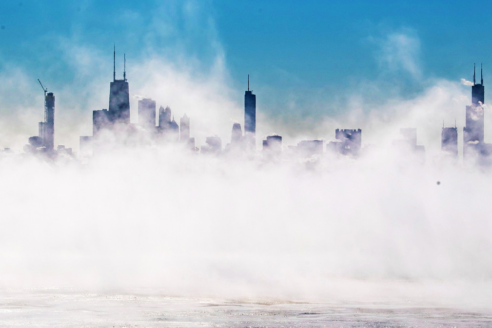 W Chicago jest zimniej niż na Antarktydzie