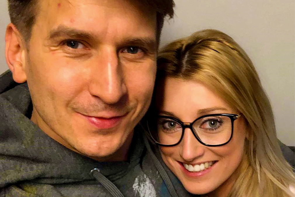 Justyna Żyła i Tomasz Barański