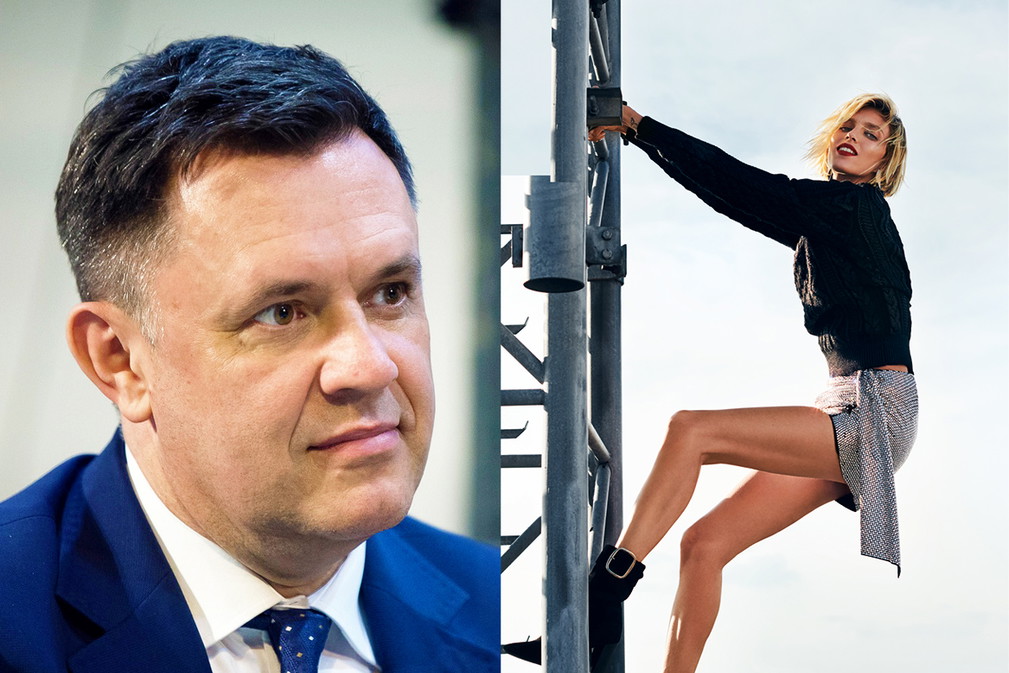 Anja Rubik, Jacek Łęski