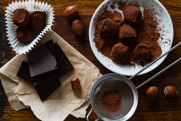 Truffles and ingredients