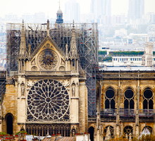 Katedra Notre Dame po pożarze