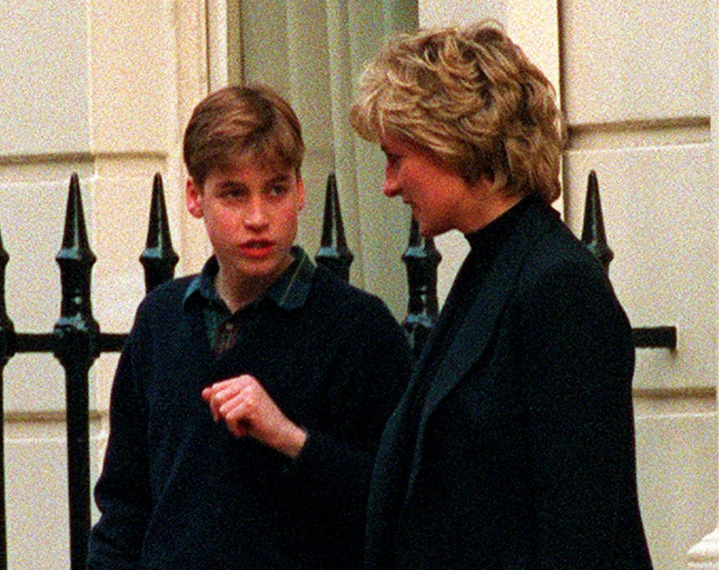 Książę William, księżna Diana