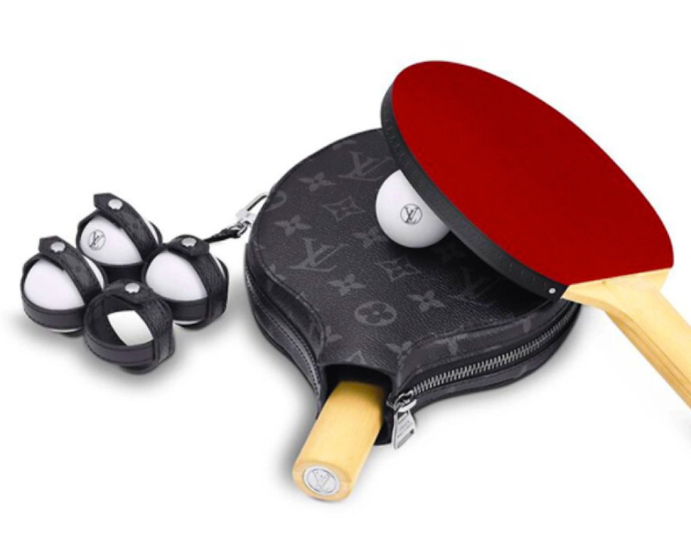 najdroższe rakietki do ping-ponga na świecie od Louis Vuitton