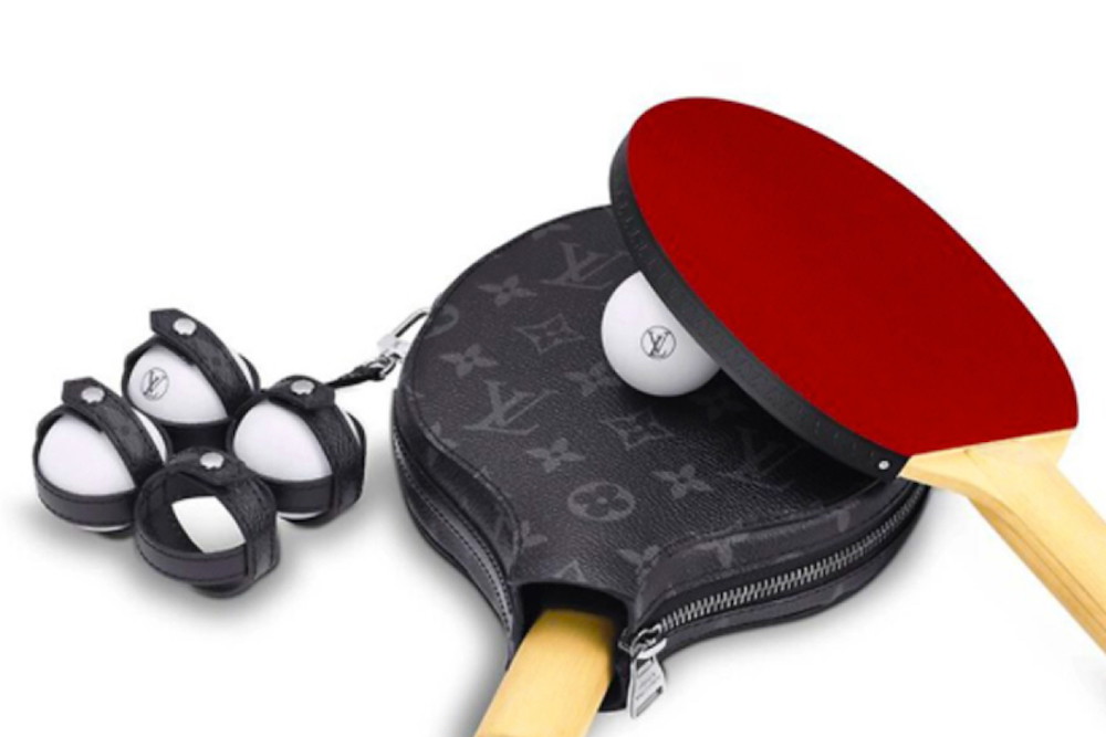 najdroższe rakietki do ping-ponga na świecie od Louis Vuitton