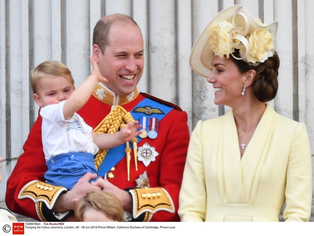 Brytyjska rodzina królewska podczas ?wi?ta Trooping the Colour