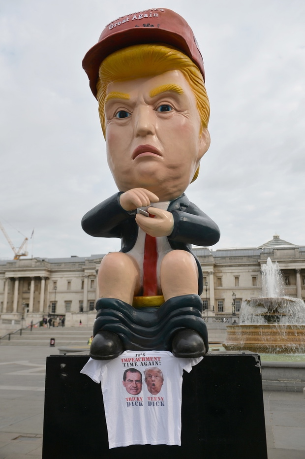Protesty podczas wizyty Donalda Trumpa w Wielkiej Brytanii