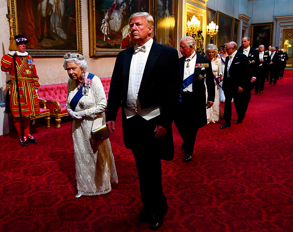 Donald Trump, królowa Elżbieta II