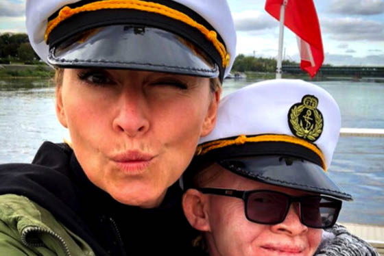 Martyna Wojciechowska z adoptowaną córką Kabulą