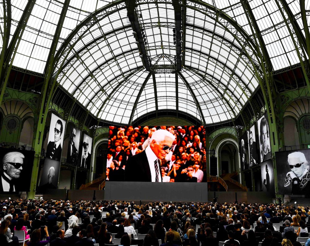 Świat mody pożegnał Karla Lagerfelda w Grand Palais w Paryżu