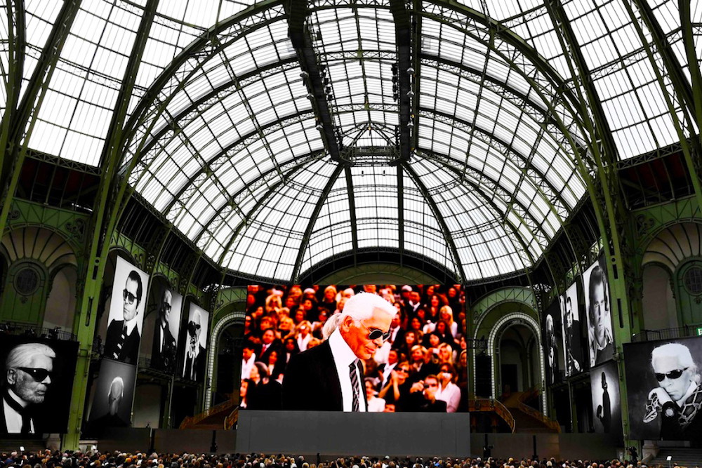 Świat mody pożegnał Karla Lagerfelda w Grand Palais w Paryżu