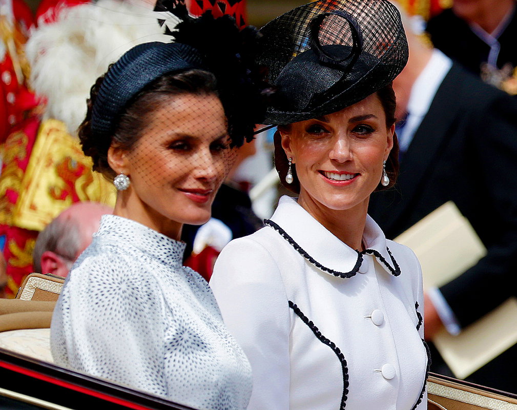 Księżna Kate, królowa Letizia, królowa Letycja