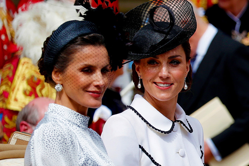 Księżna Kate, królowa Letizia, królowa Letycja