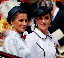 Księżna Kate, królowa Letizia, królowa Letycja
