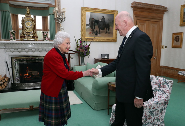 Queen Elizabeth Holds An Audience At Balmoral Castle