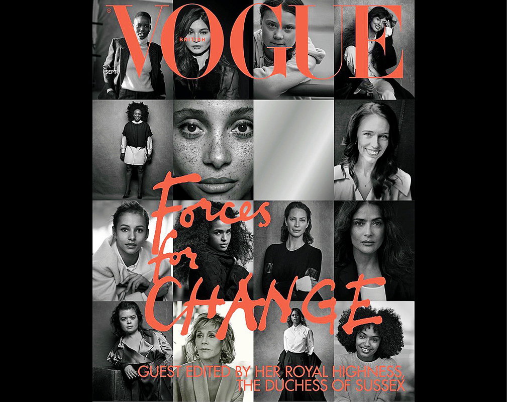 Meghan brytyjski Vogue