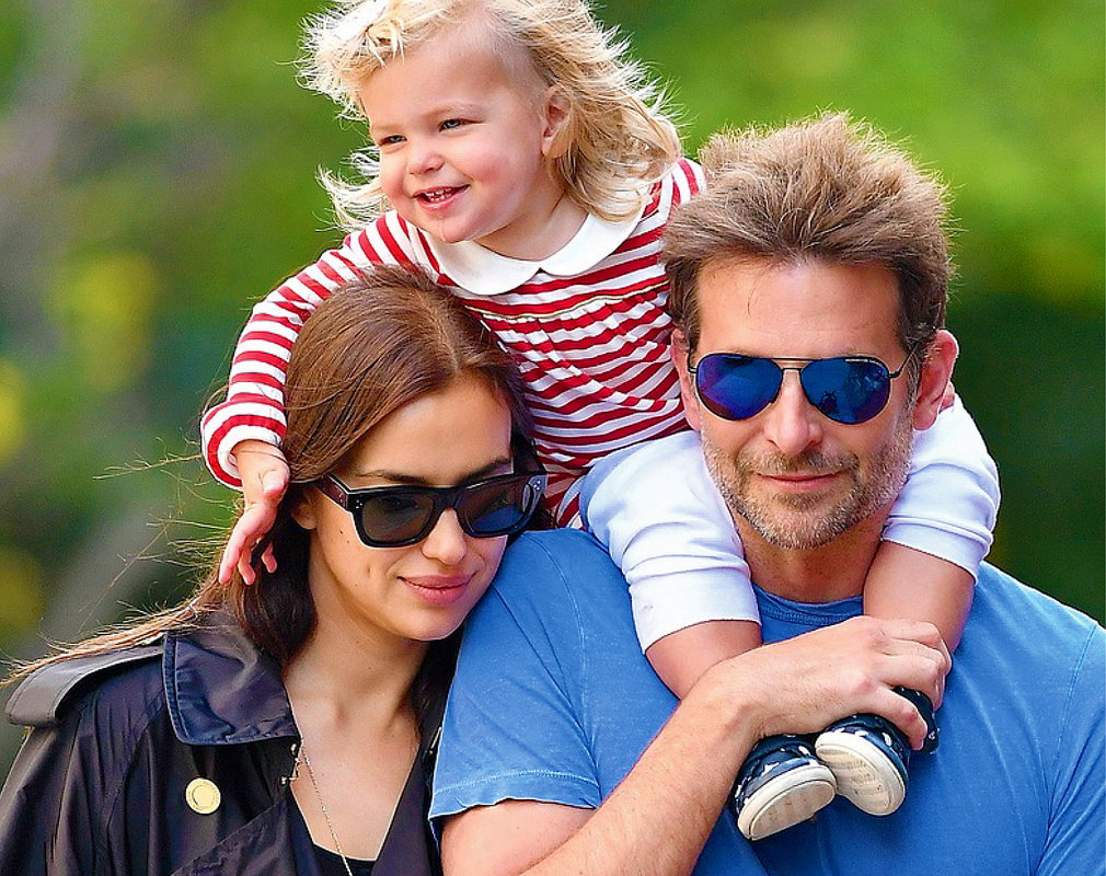 Bradley Cooper i Irina Shayk z córeczką Leą. Rodzinne zdjęcia pary