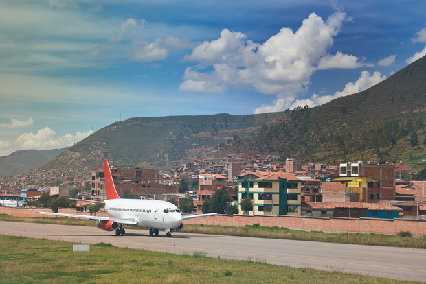 Plane before take off