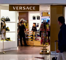 witryna Versace, logo, sklep