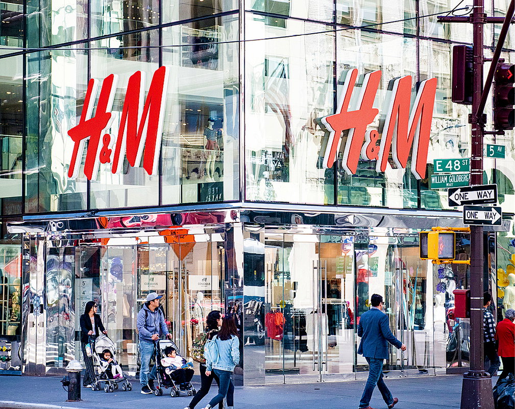 witryna H&M, sklep