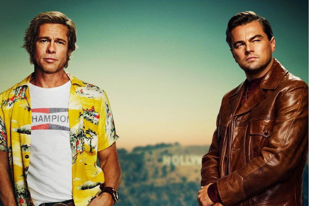 Plakat filmu Once Upon a Time in Hollywood, Leonardo DiCaprio i Brad Pitt