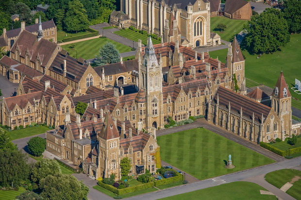 Aerial view of Charterhouse School, Surrey