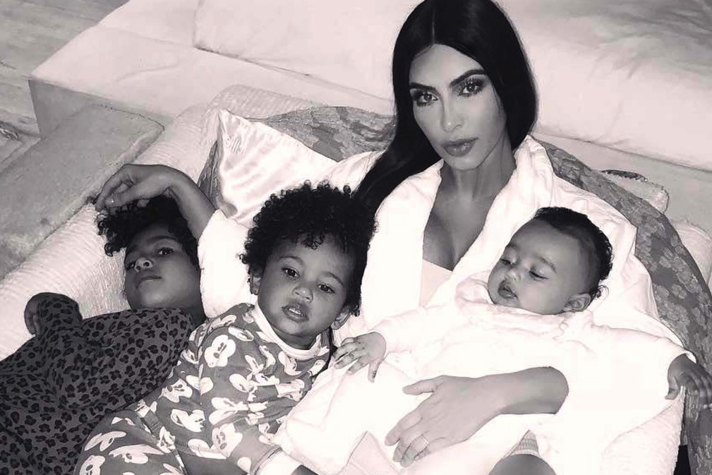 Kim Kardashian z dziećmi