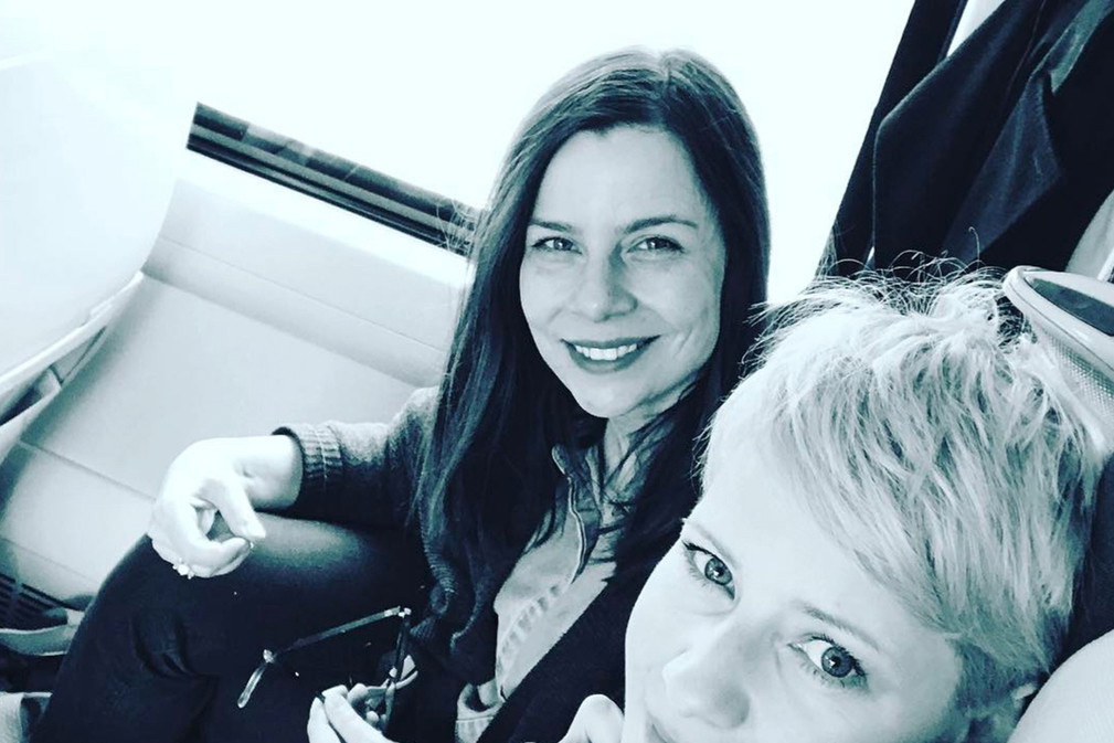 Agata Kulesza i Małgorzata Kożuchowska