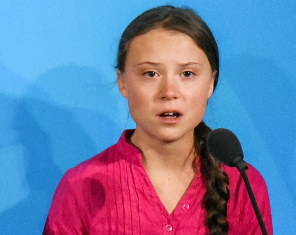 Greta Rhunberg na szczycie klimatycznym ONZ w Nowym Jorku