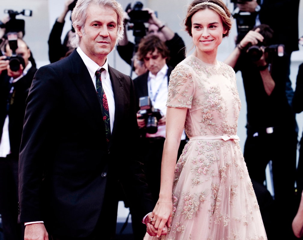 Kasia Smutniak i Domenico Procacci
