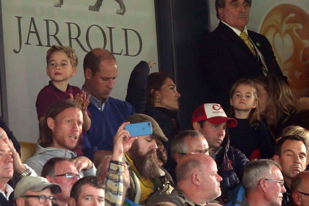 Duke and Duchess of Cambridge attend Norwich City v Aston Villa Premier League