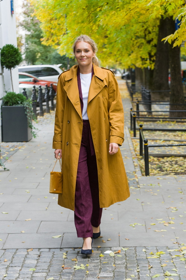 Magdalena Lamparska w jesiennej stylizacji