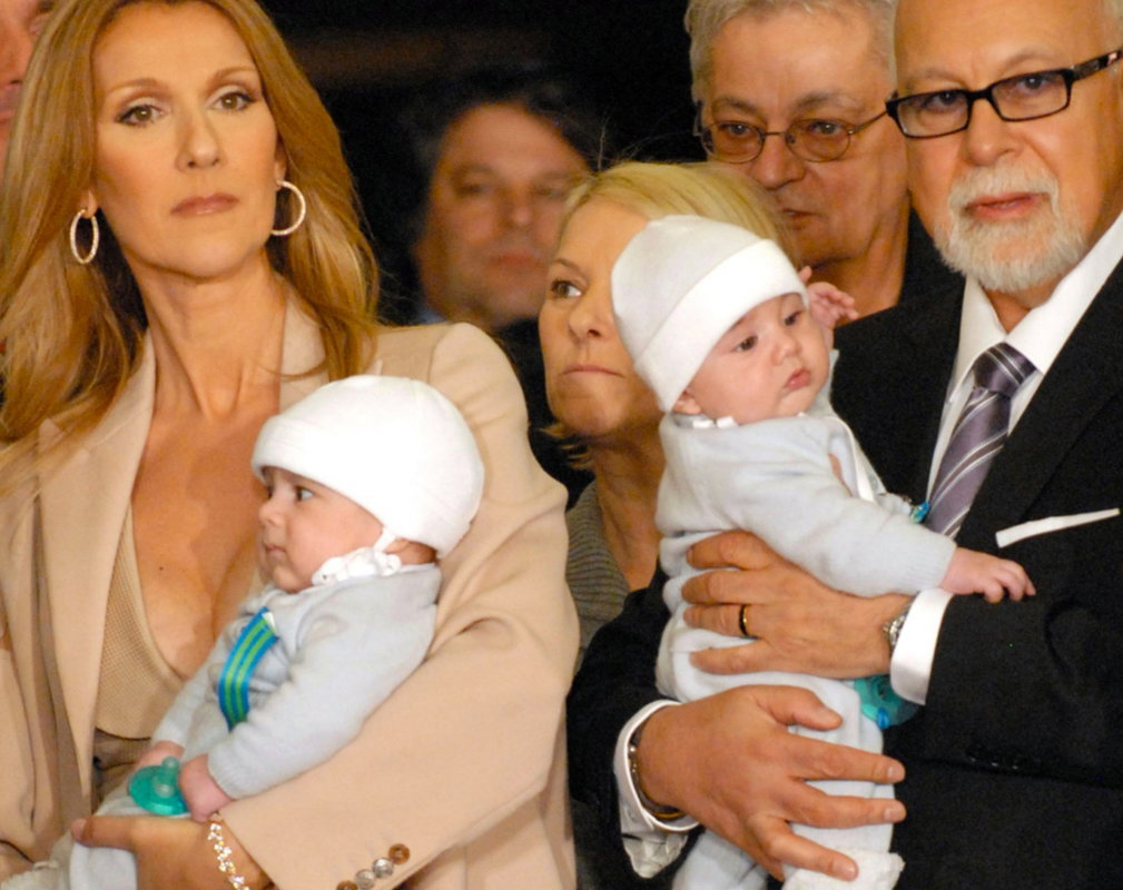 Celine Dion, Rene Angelil, Nelson Angelil, Eddy Angelil