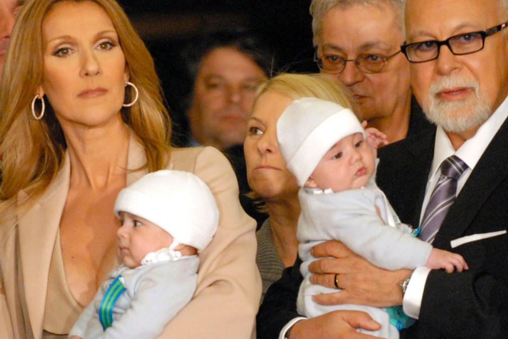 Celine Dion, Rene Angelil, Nelson Angelil, Eddy Angelil