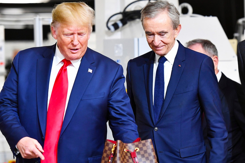 Donald Trump na otwarciu fabryki Louis Vuitton w Teksasie