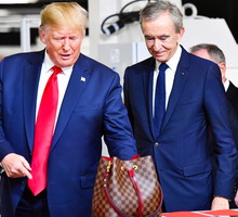 Donald Trump na otwarciu fabryki Louis Vuitton w Teksasie