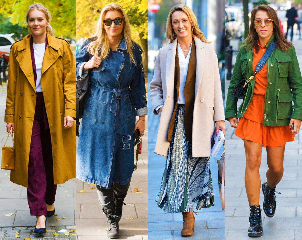 Jesienne stylizacje polskich gwiazd, Magdalena Lamparska, Martyna Wojciechowska, Anna Kalczyńska, Joanna Jędrzejczyk