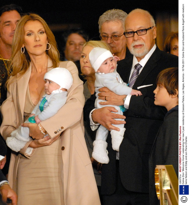 Celine Dion z synem w Las Vegas