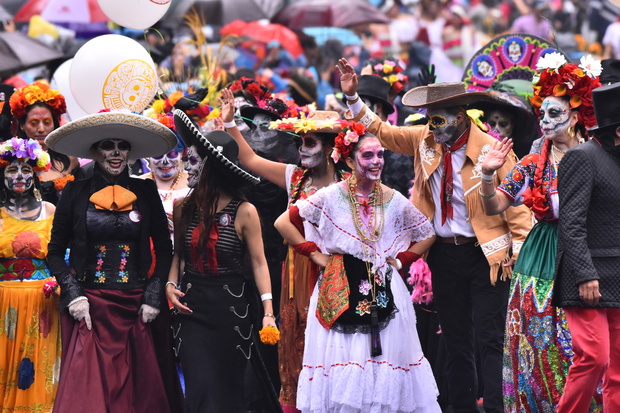 Mexico City Marks The Day Of The Dead With Annual Parade