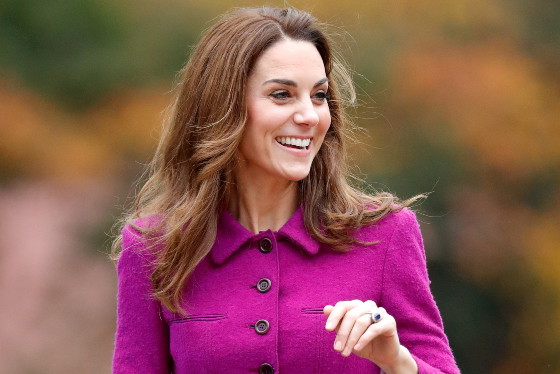 Księżna Kate w fioletowej sukience, księżna Kate 2019