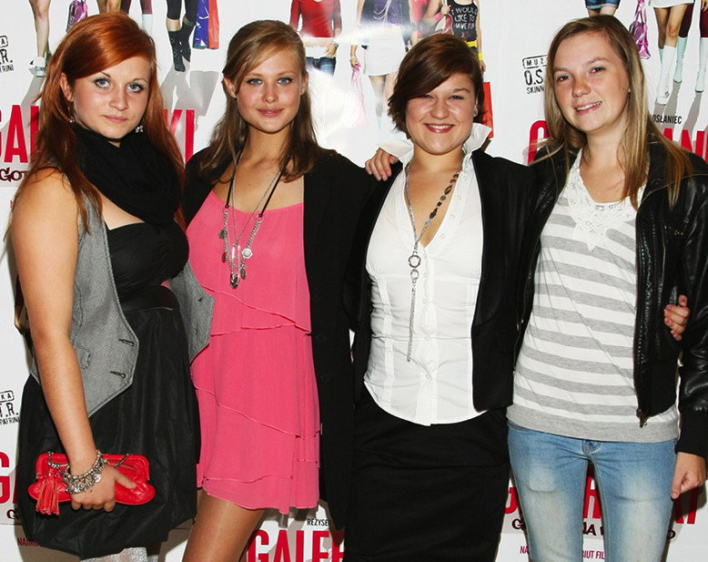 Galerianki, premiera filmu, Warszawa, 22.09.2009 rok, Dagmara Krasowska, Anna Karczmarczyk, Dominika Gwit; Magdalena Ciurzyńska