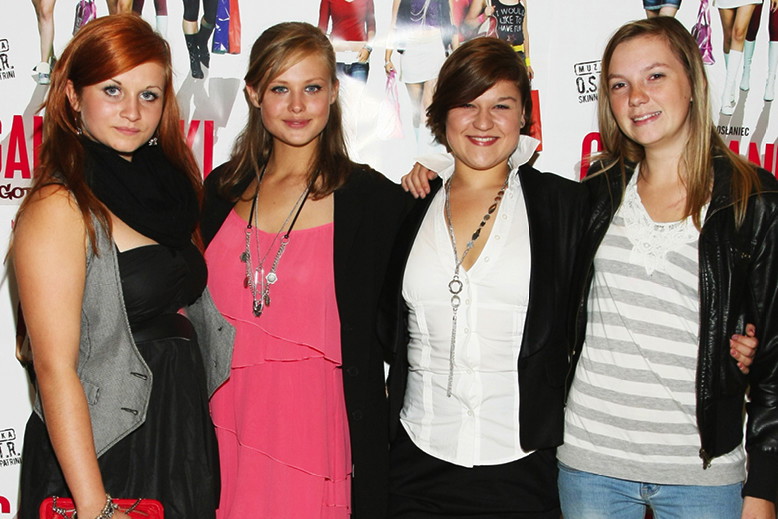 Galerianki, premiera filmu, Warszawa, 22.09.2009 rok, Dagmara Krasowska, Anna Karczmarczyk, Dominika Gwit; Magdalena Ciurzyńska