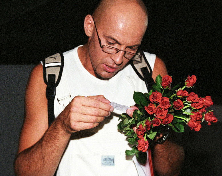 Jakub Rutnicki, złota płyta dla finalistów Idola, Warszawa, 03.09.2002 rok