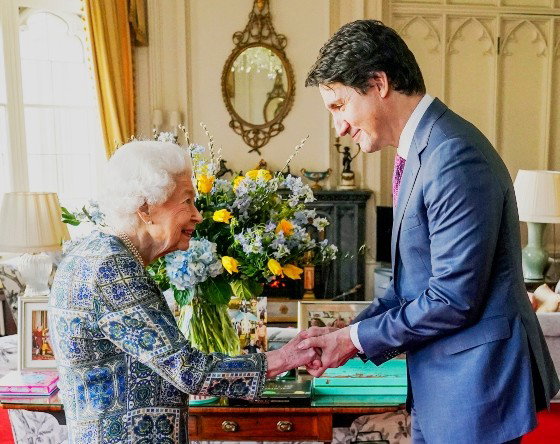 Królowa Elżbieta II, Justin Trudeau