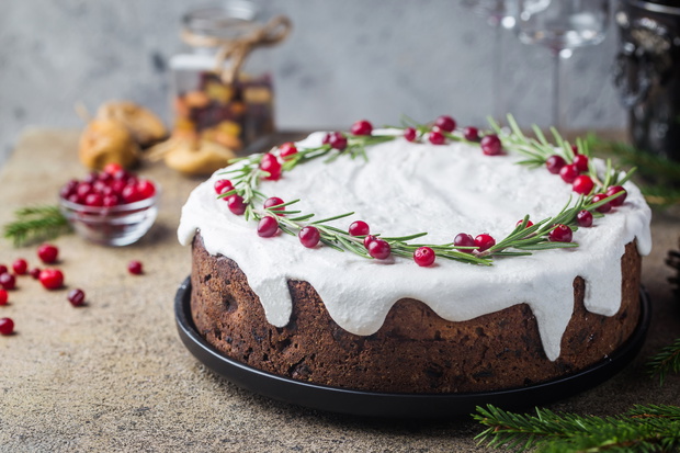 Traditional Christmas cake
