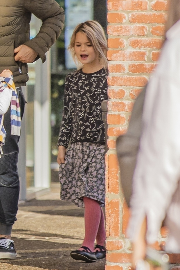 *EXCLUSIVE* Megan Fox son wears a dress as family picks up sweet treats