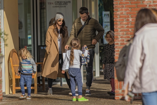 *EXCLUSIVE* Megan Fox son wears a dress as family picks up sweet treats