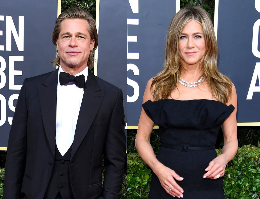 Brad Pitt, Jennifer Aniston, Złote Globy 2020