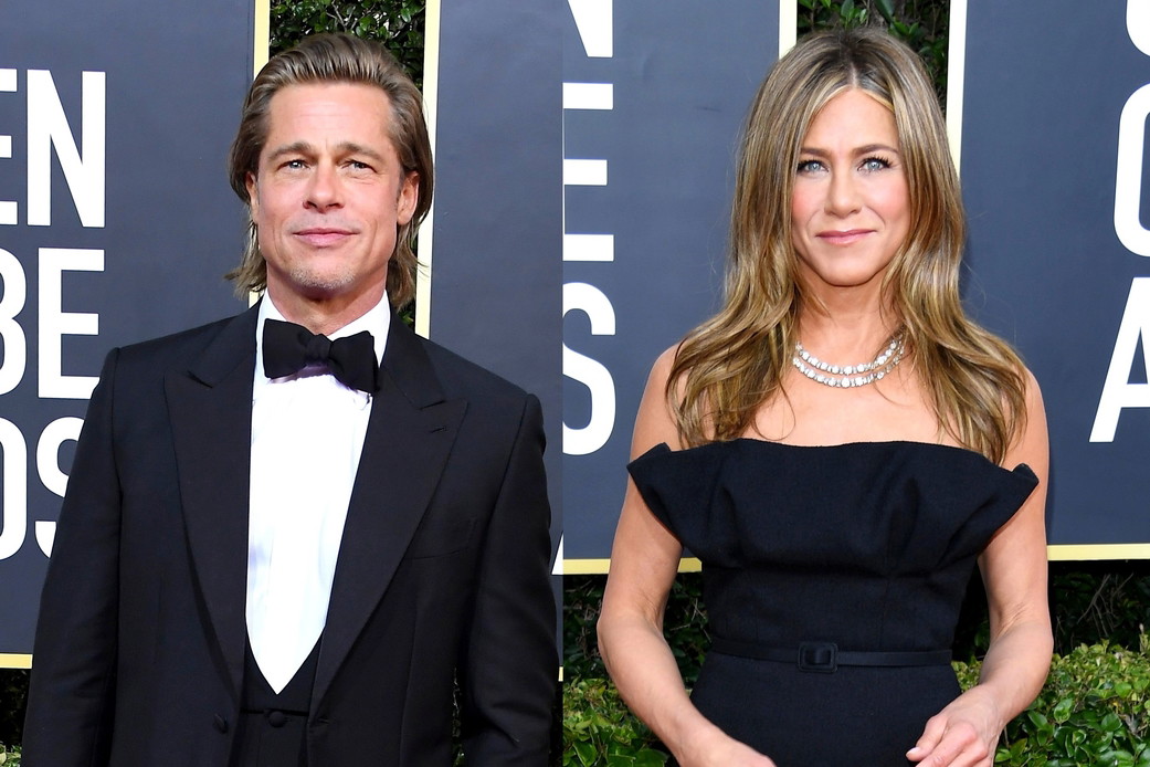 Brad Pitt, Jennifer Aniston, Złote Globy 2020