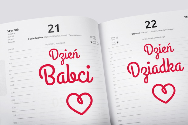 21 / 22 stycznia Dzień Babci / Dzień Dziadka